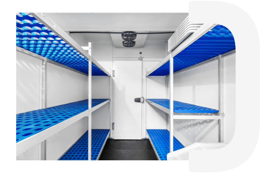 Le rayonnage modulaire Coolblok de COLDKIT PORTISO