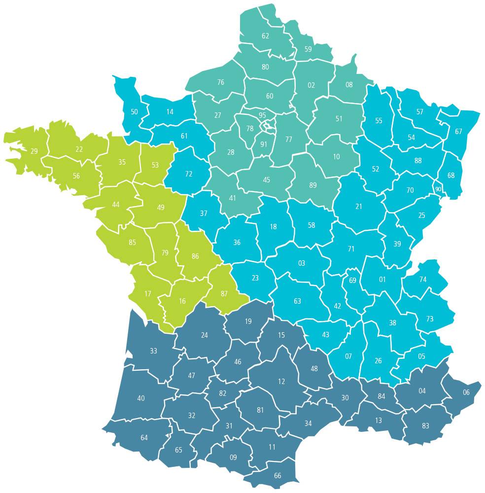Carte France Coldkit